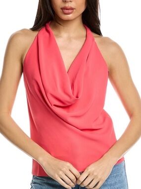 A.L.C. Dixon Cowlneck Top - Salmon